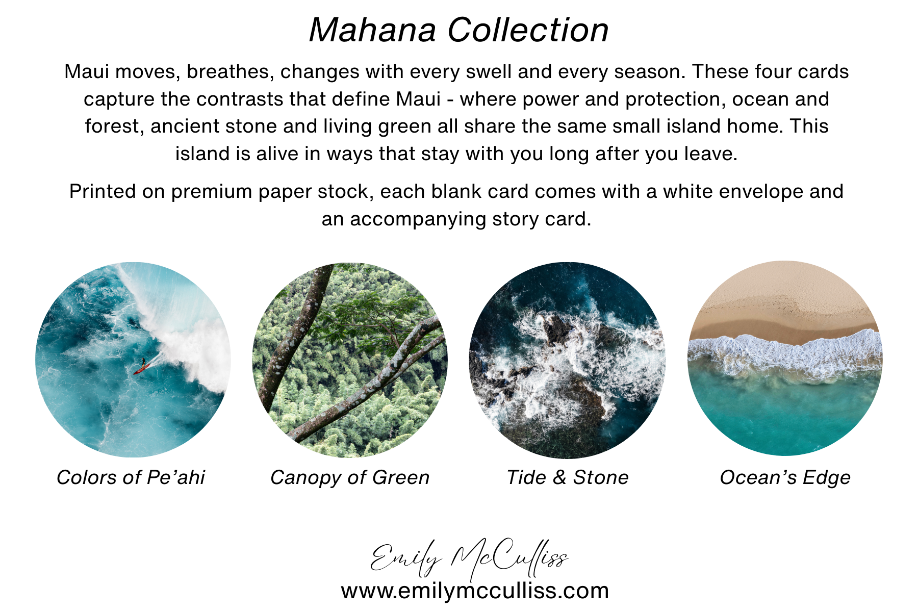 Mahana Collection Greeting Card Card Kit