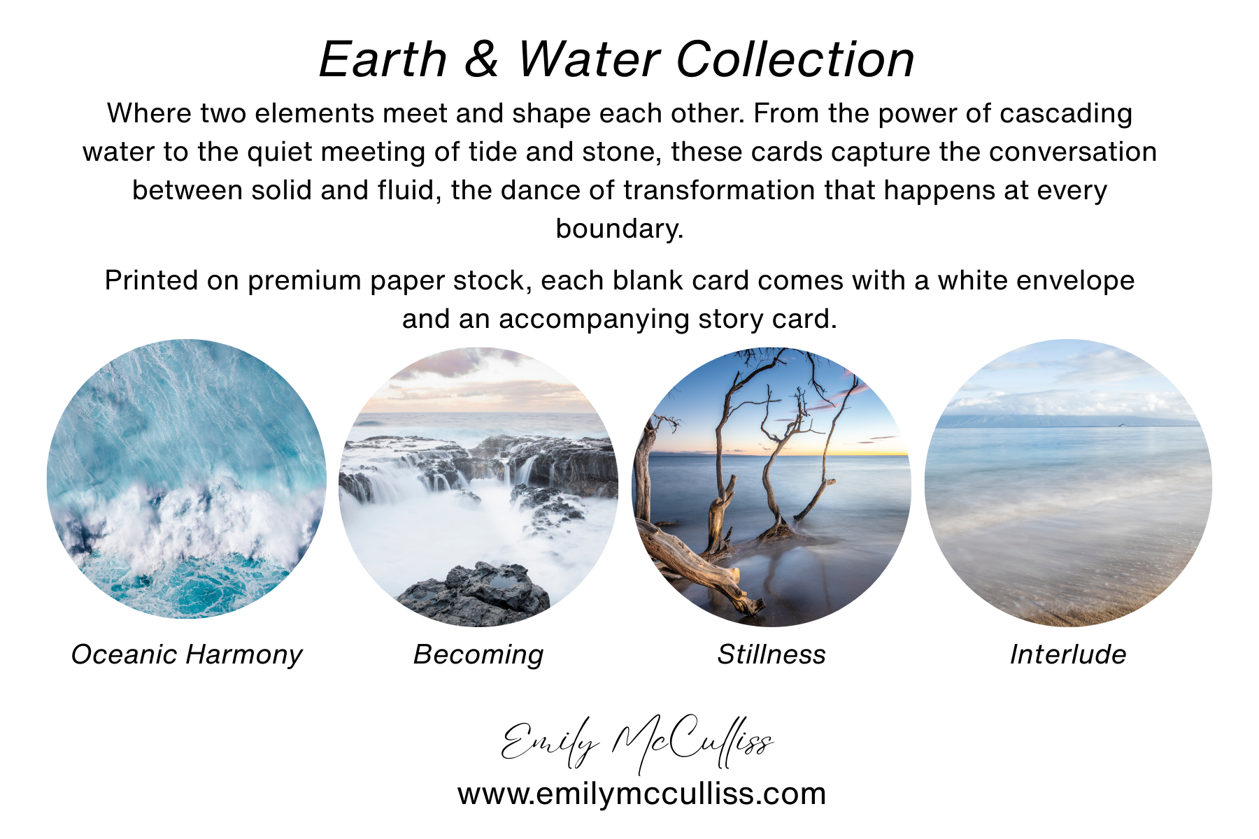 Earth & Water Greeting Card Card Kit