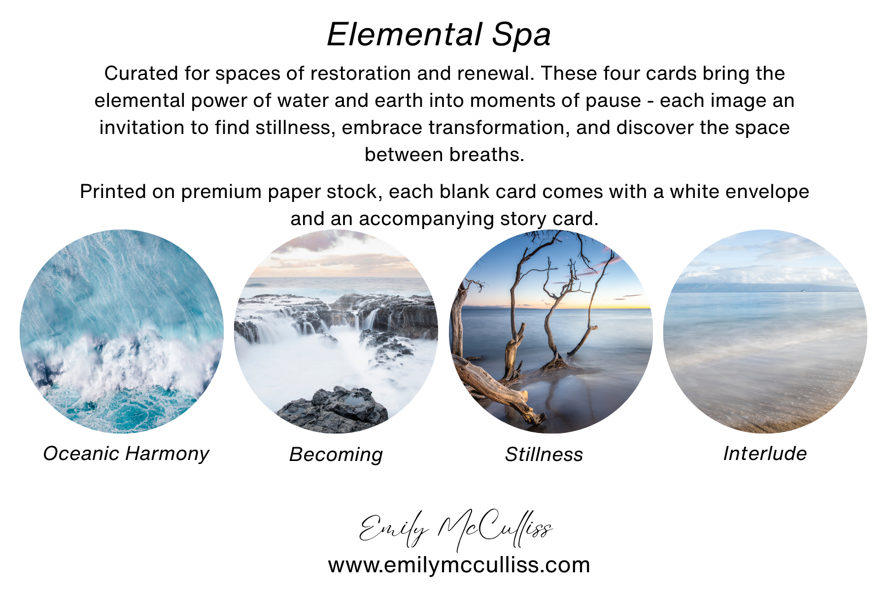 Elemental Spa Greeting Card Card Kit