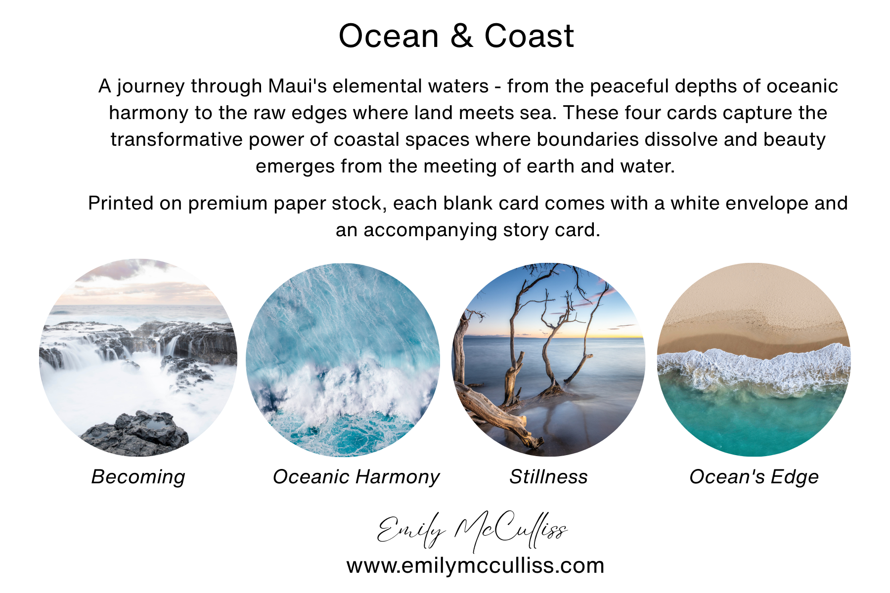 Ocean & Coast Greeting Card Card Kit
